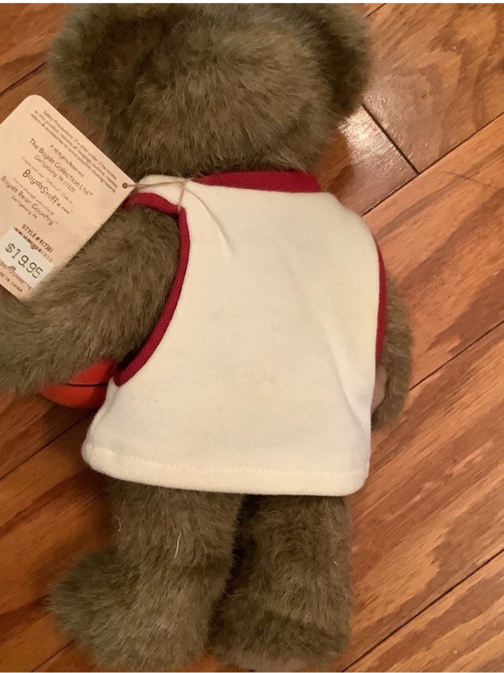 Vintage Boyds Bears Dunkin Basketball Plush Bear Jointed Collectible w/ Tags - Picture 12 of 13